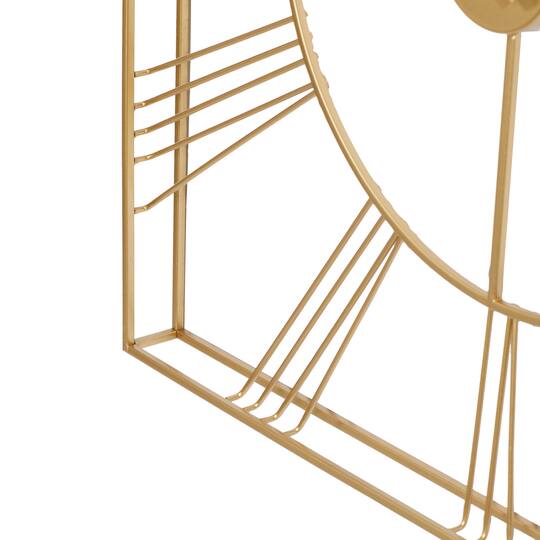 CosmoLiving by Cosmopolitan 24" Metal Square Wall Clock